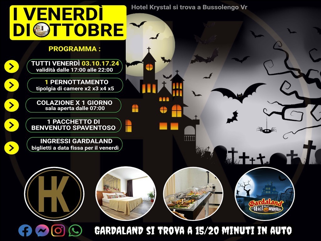 Gardaland Venerdi paura 2 pers