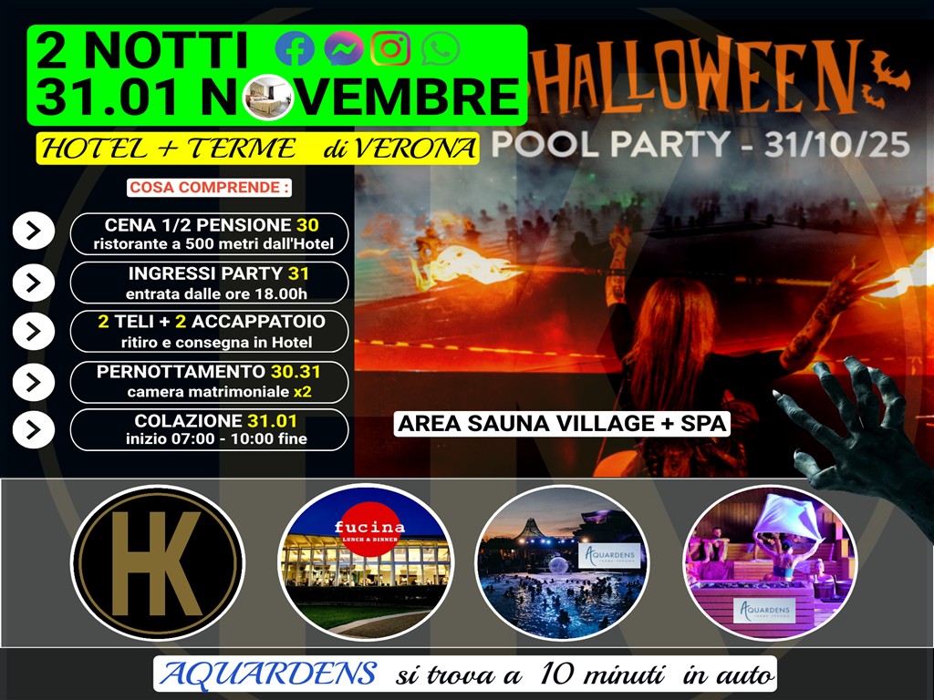 Aquardens Halloween 2 pers