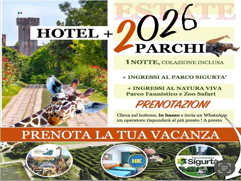 Proposta Zoo e Giardini Sigurta 2 pers